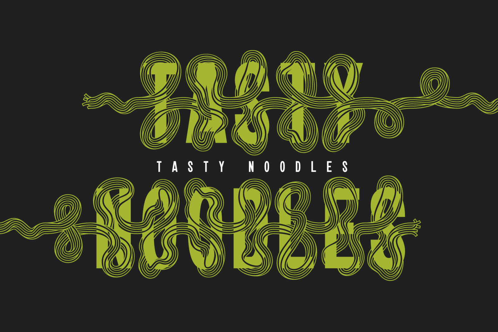 Twisted Ribbon — Creative Font Twisted Ribbon — Creative Font