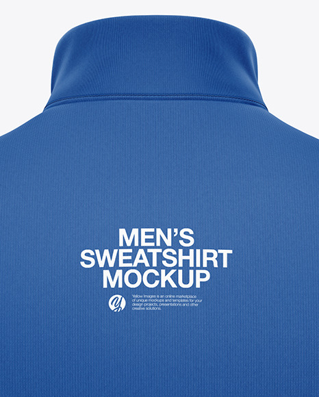 Men's Zip Sweatshirt Mockup