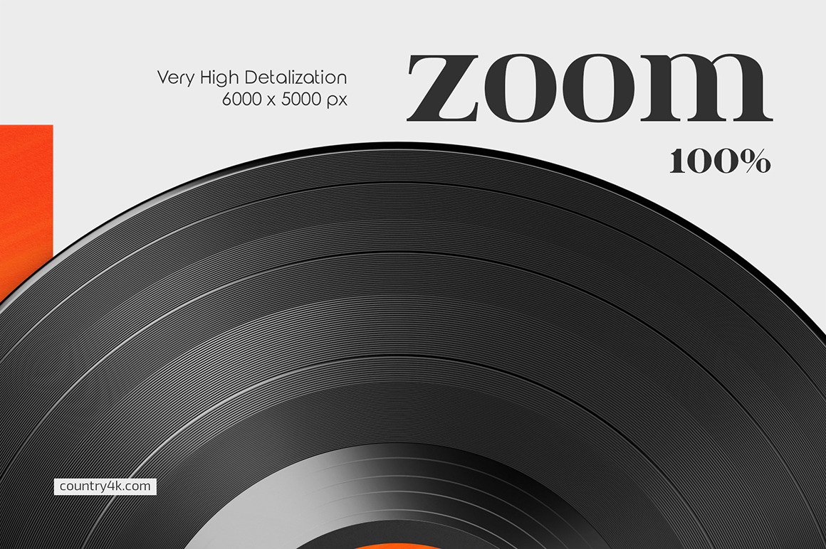 Vinyl Record Mockup Set Vinyl Record Mockup Set
