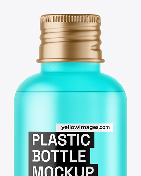 Frosted Cosmetic Bottle Mockup