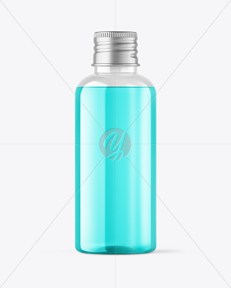 Color Liquid Cosmetic Bottle Mockup