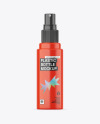 Glossy Spray Bottle Mockup