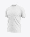 Heather T-Shirt Mockup - Half Side View Heather T-Shirt Mockup - Half Side View