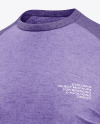 Heather T-Shirt Mockup - Half Side View Heather T-Shirt Mockup - Half Side View