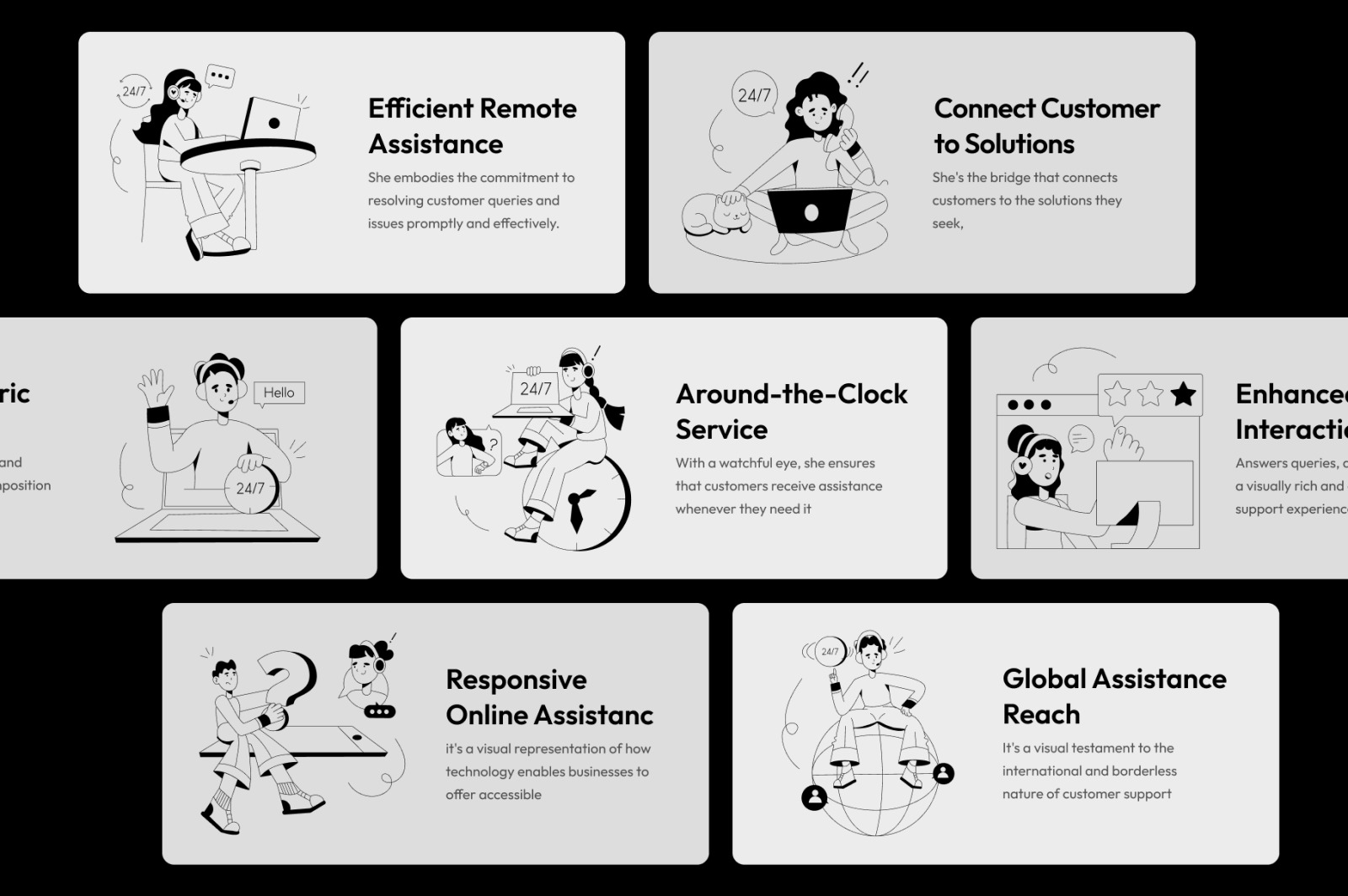 Animated Customers Support Animated Customers Support