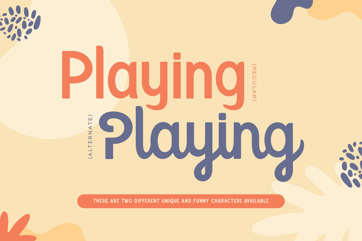 Monday Today - Playful Kids font