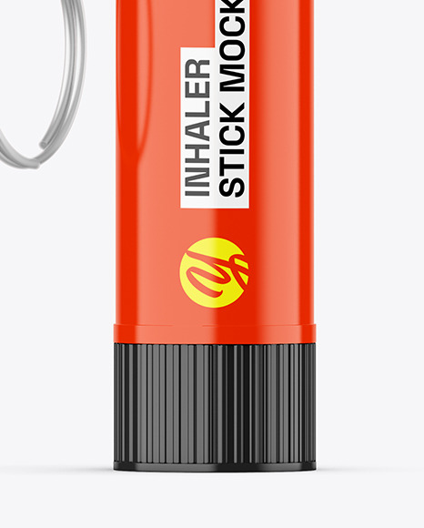 Glossy Inhaler Stick Mockup