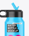 Matte Water Bottle Mockup