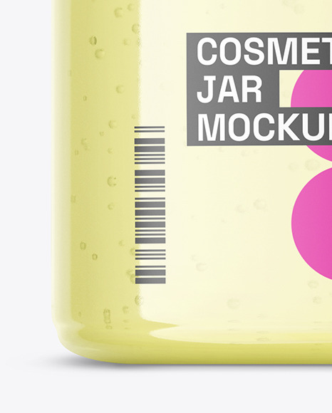 Clear Gel Jar Mockup