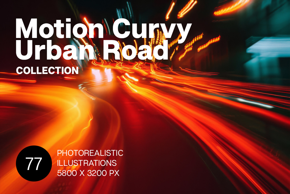 Motion Curvy Urban Road