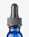 Blue Dropper Bottle Mockup