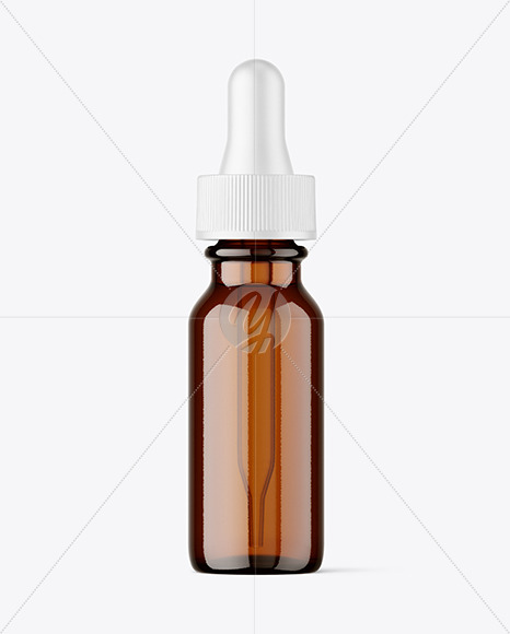Amber Dropper Bottle Mockup Amber Dropper Bottle Mockup