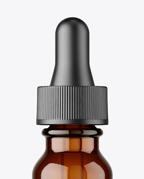 Amber Dropper Bottle Mockup Amber Dropper Bottle Mockup