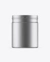 Matte Metallic Protein Jar Mockup Matte Metallic Protein Jar Mockup