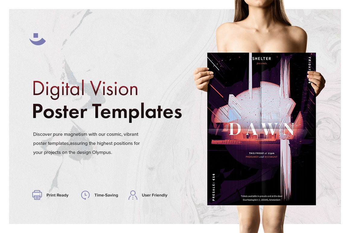 Digital Vision Music Poster Template Digital Vision Music Poster Template