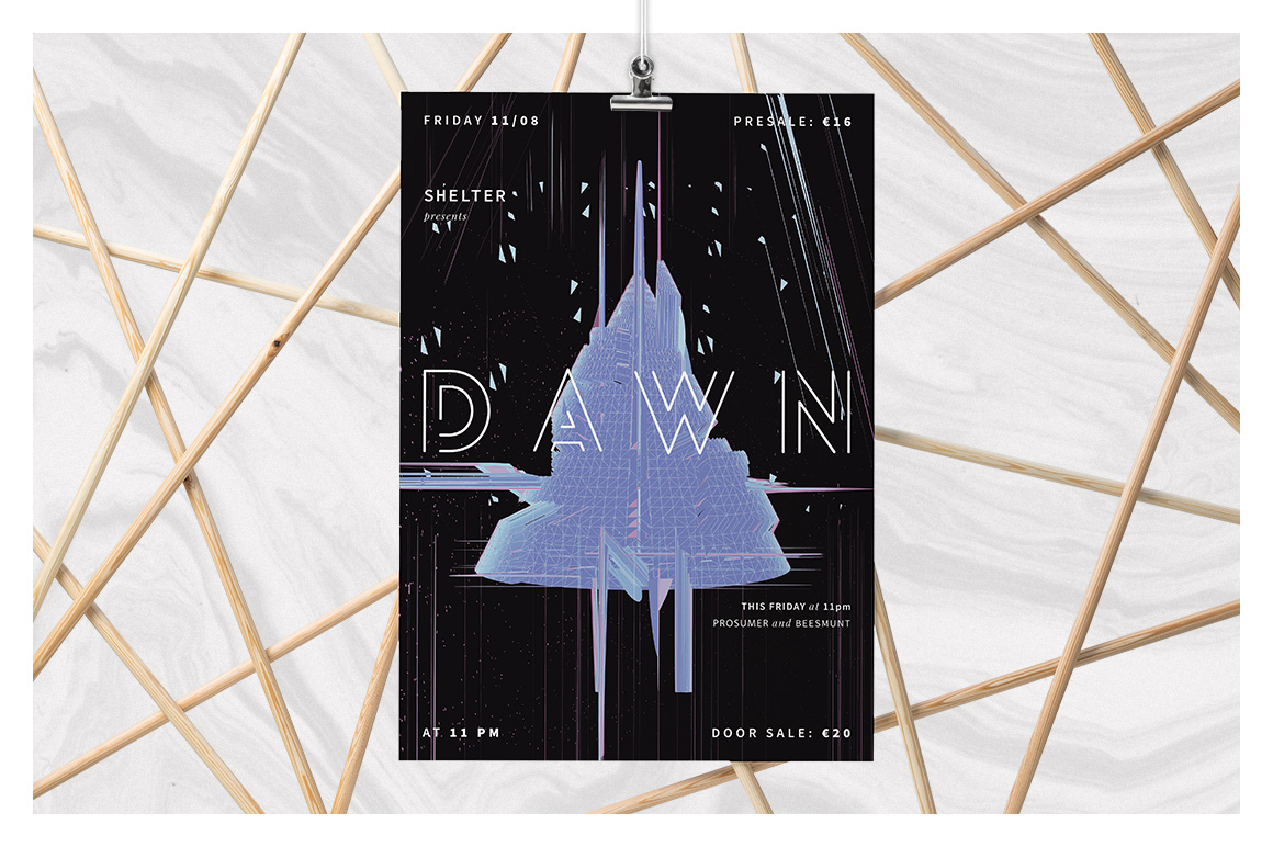Digital Vision Music Poster Template Digital Vision Music Poster Template