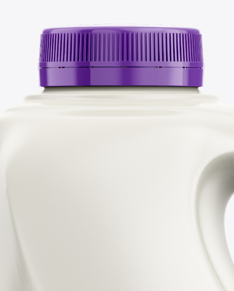 Plastic Jug Mockup - Front View