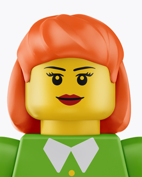 Woman Mini Figure Mockup