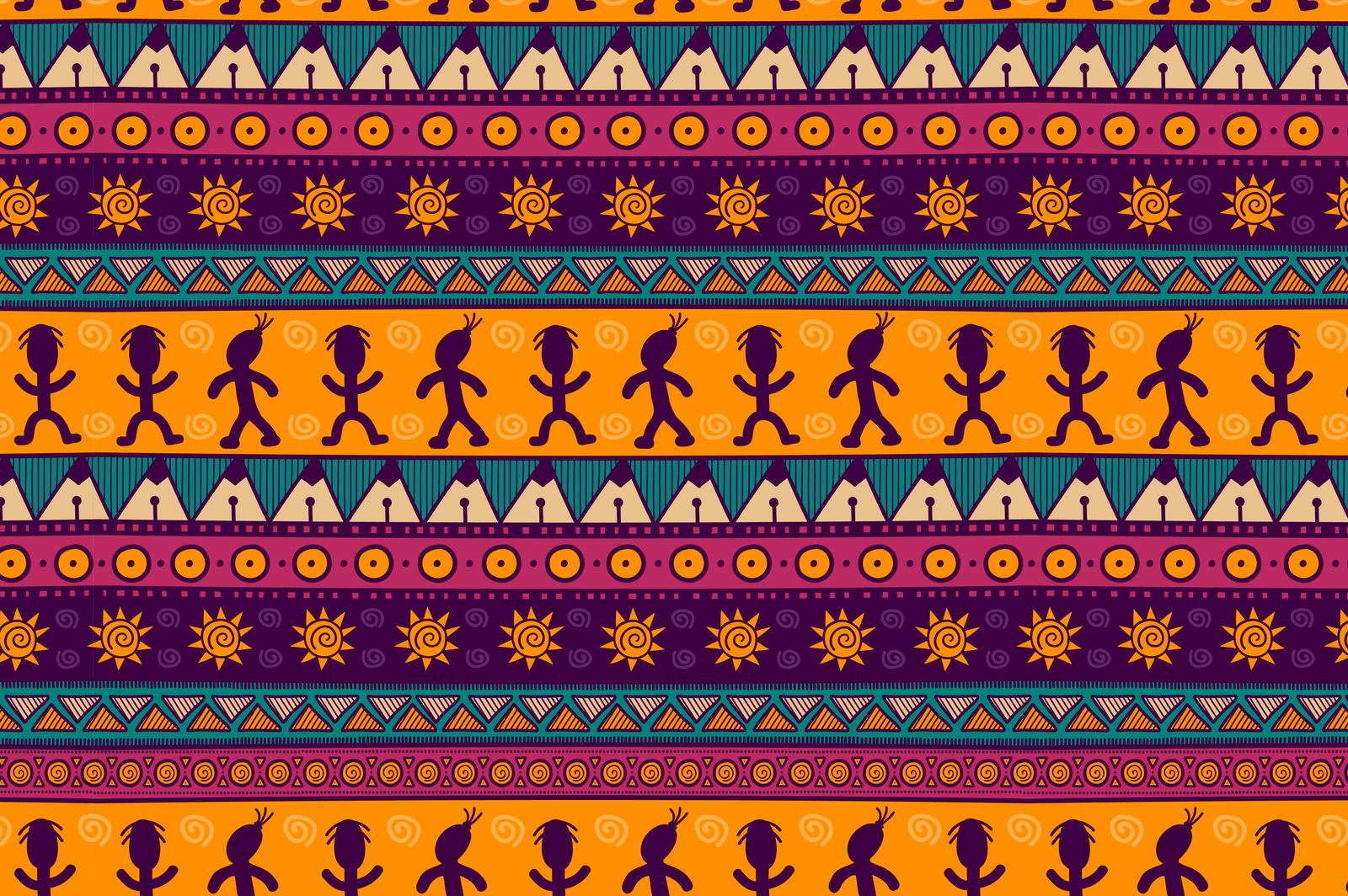 Tribal seamless patterns