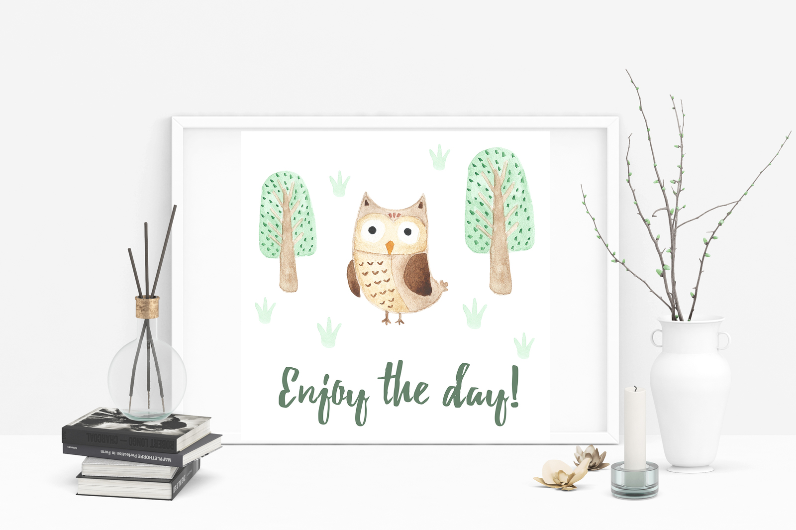 Watercolor Owls: patterns & cards Watercolor Owls: patterns & cards