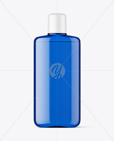 Blue Plastic Bottle Mockup Blue Plastic Bottle Mockup