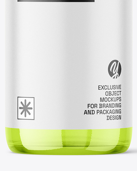 Clear Dropper Bottle Mockup
