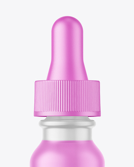 Frosted Dropper Bottle Mockup