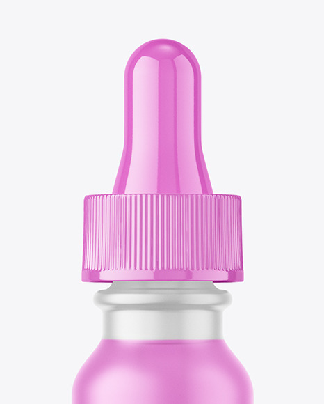 Frosted Dropper Bottle Mockup