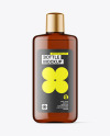 Amber Plastic Bottle Mockup Amber Plastic Bottle Mockup