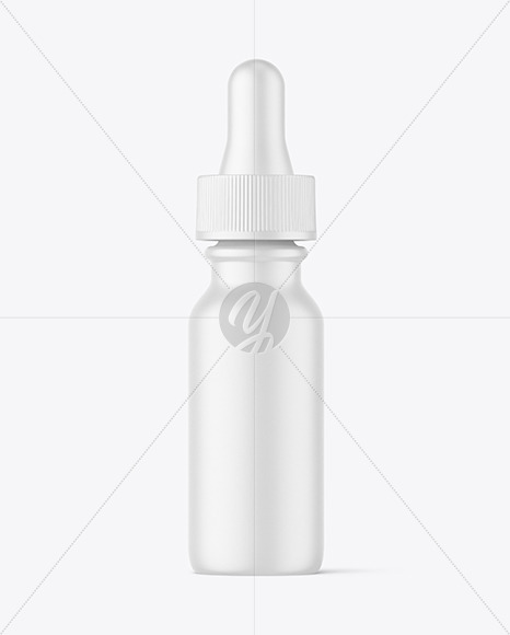 Matte Dropper Bottle Mockup