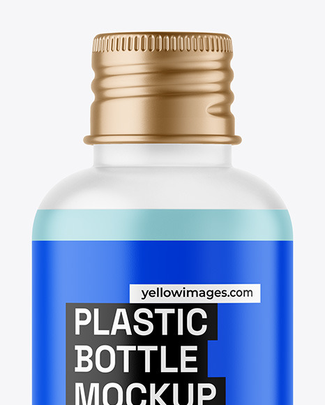 Frosted Liquid Soap Cosmetic Bottle Mockup