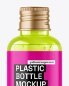 Clear Cosmetic Bottle Mockup