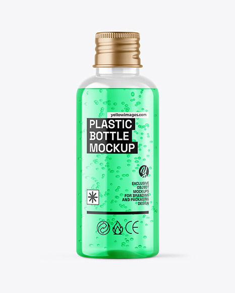 Color Liquid Cosmetic Bottle Mockup