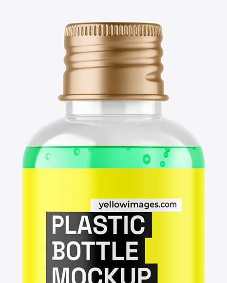 Color Liquid Cosmetic Bottle Mockup