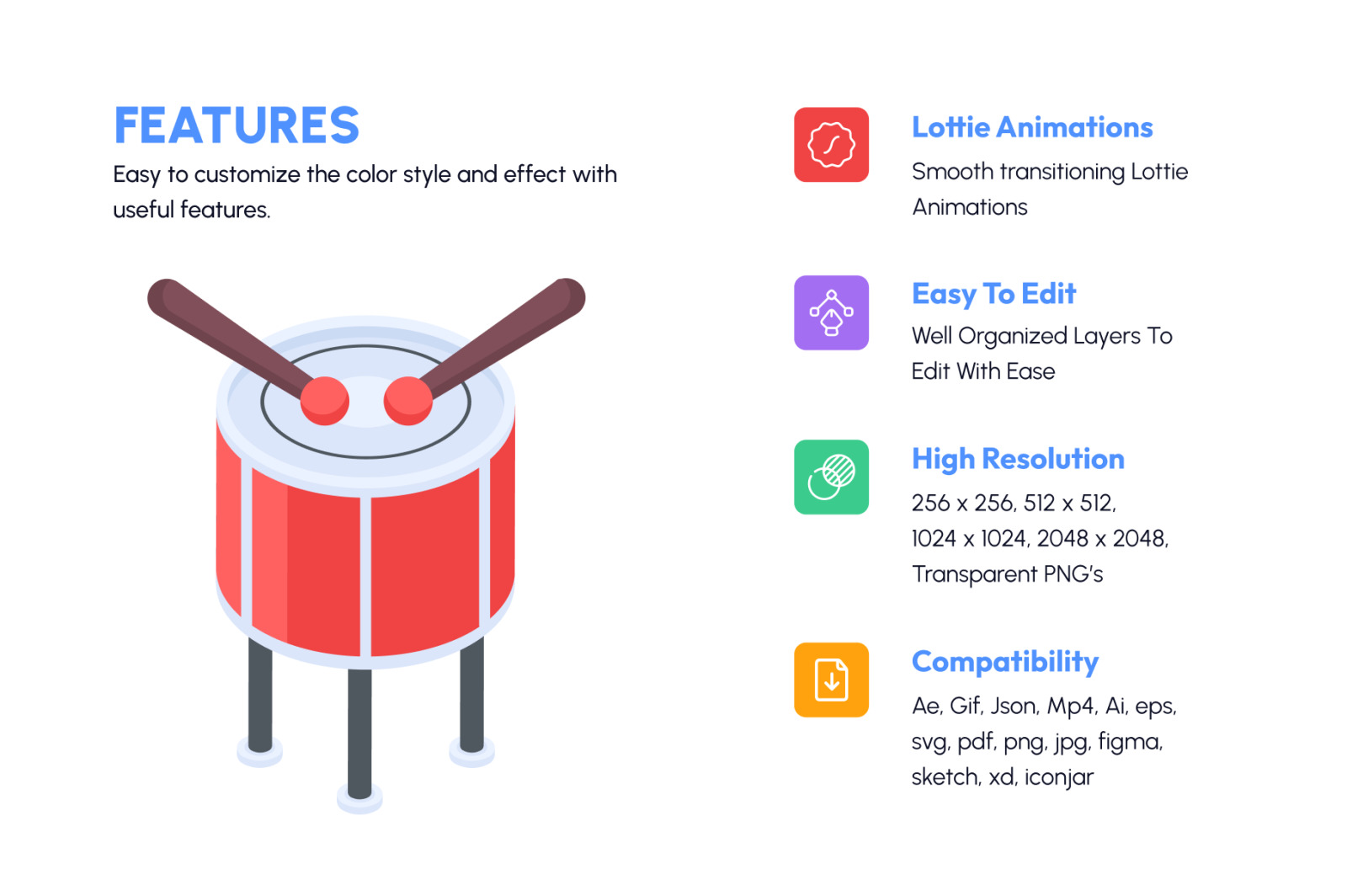 Video Equipment Isometric Icons