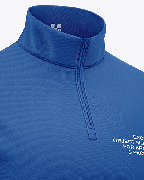 Men's Zip Sweatshirt Mockup