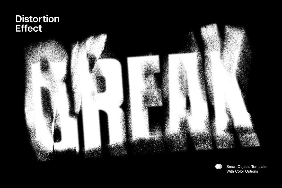 Distortion Mess Text Effect Distortion Mess Text Effect