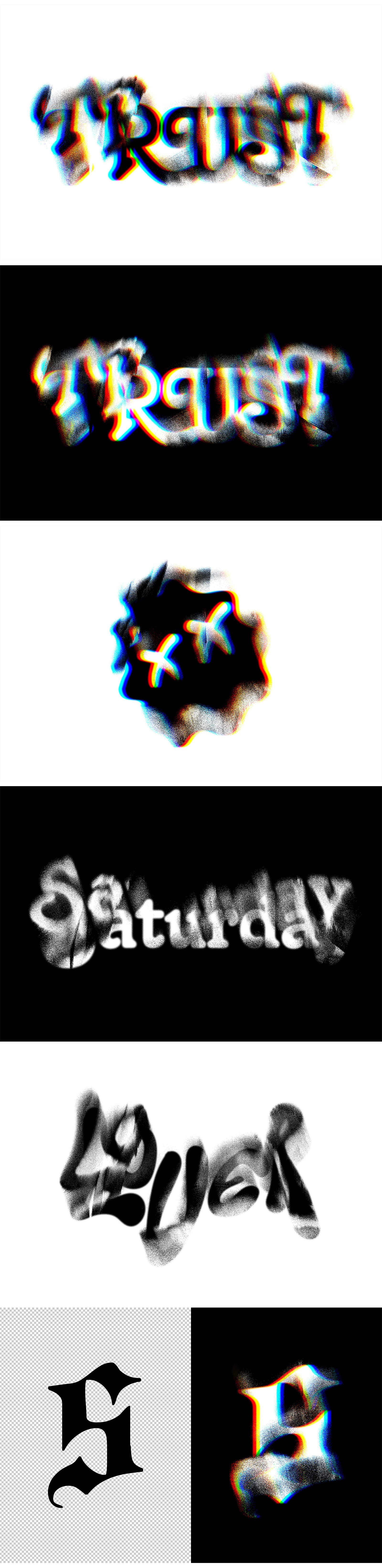 Distortion Mess Text Effect Distortion Mess Text Effect
