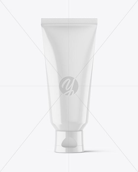 Glossy Cosmetic Tube Mockup