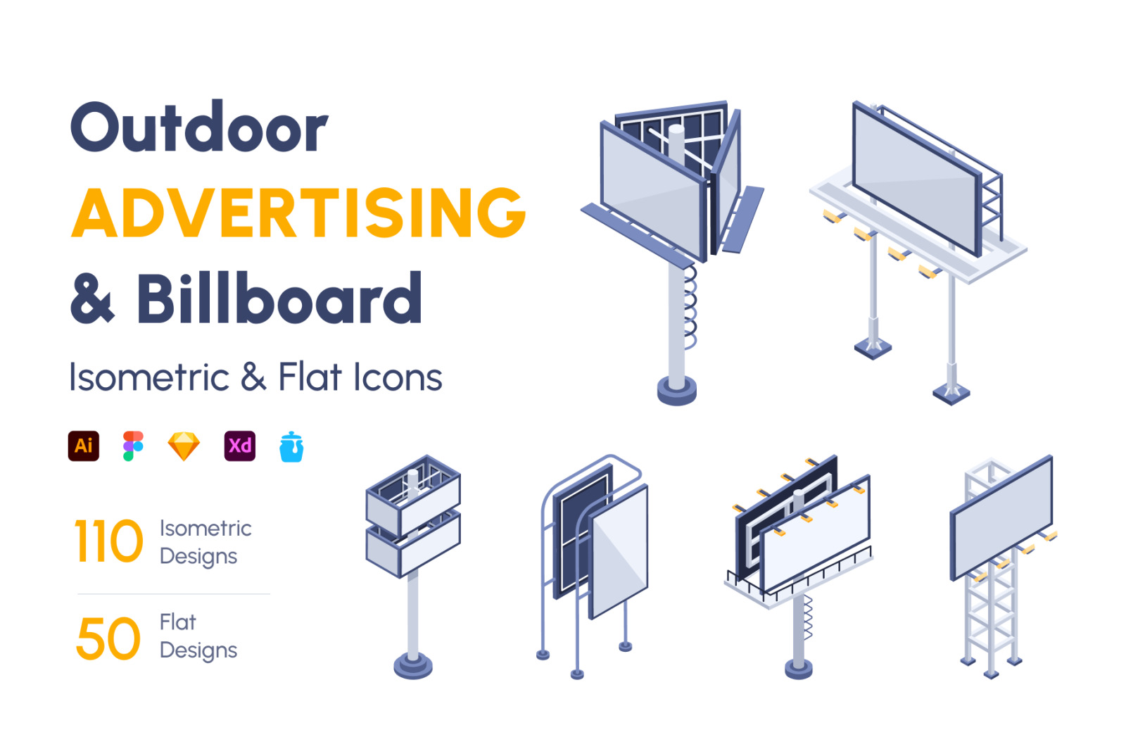 Outdoor Advertising and Billboard Vectors Outdoor Advertising and Billboard Vectors