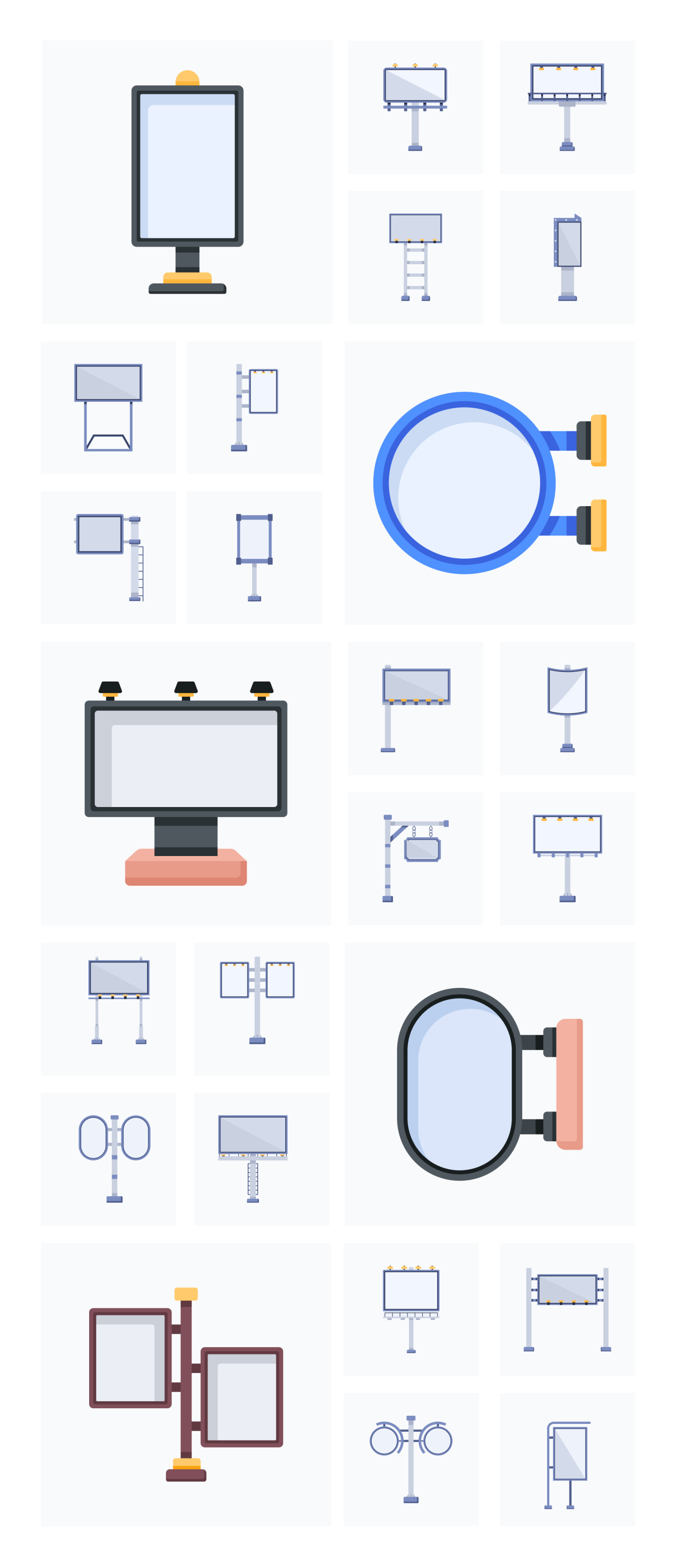 Outdoor Advertising and Billboard Vectors Outdoor Advertising and Billboard Vectors