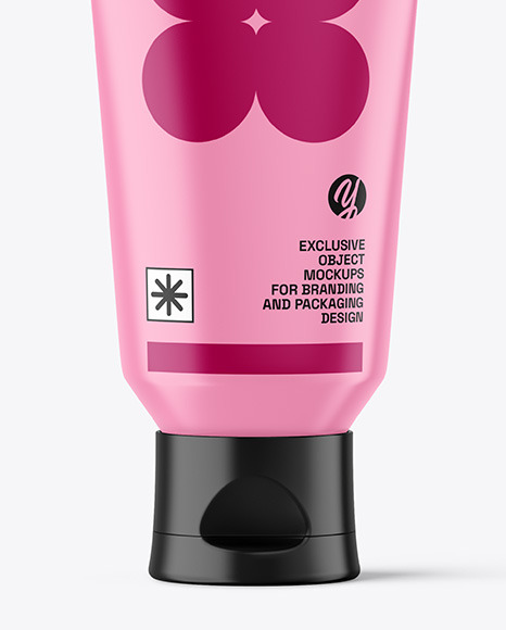 Matte Cosmetic Tube Mockup