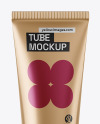 Metallic Cosmetic Tube Mockup