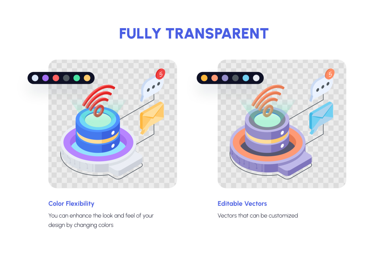 5G Technology and Internet Icons