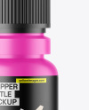 Matte Dropper Bottle Mockup