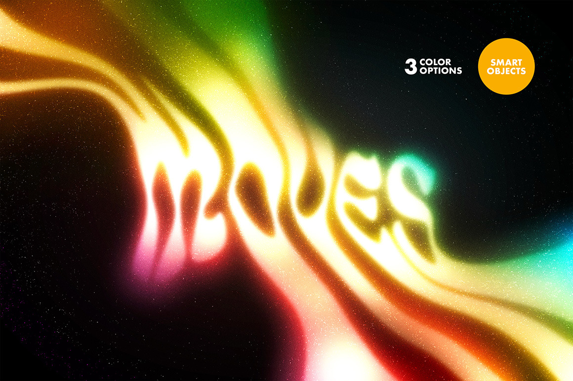 Liquid Glowing Text Effect Liquid Glowing Text Effect