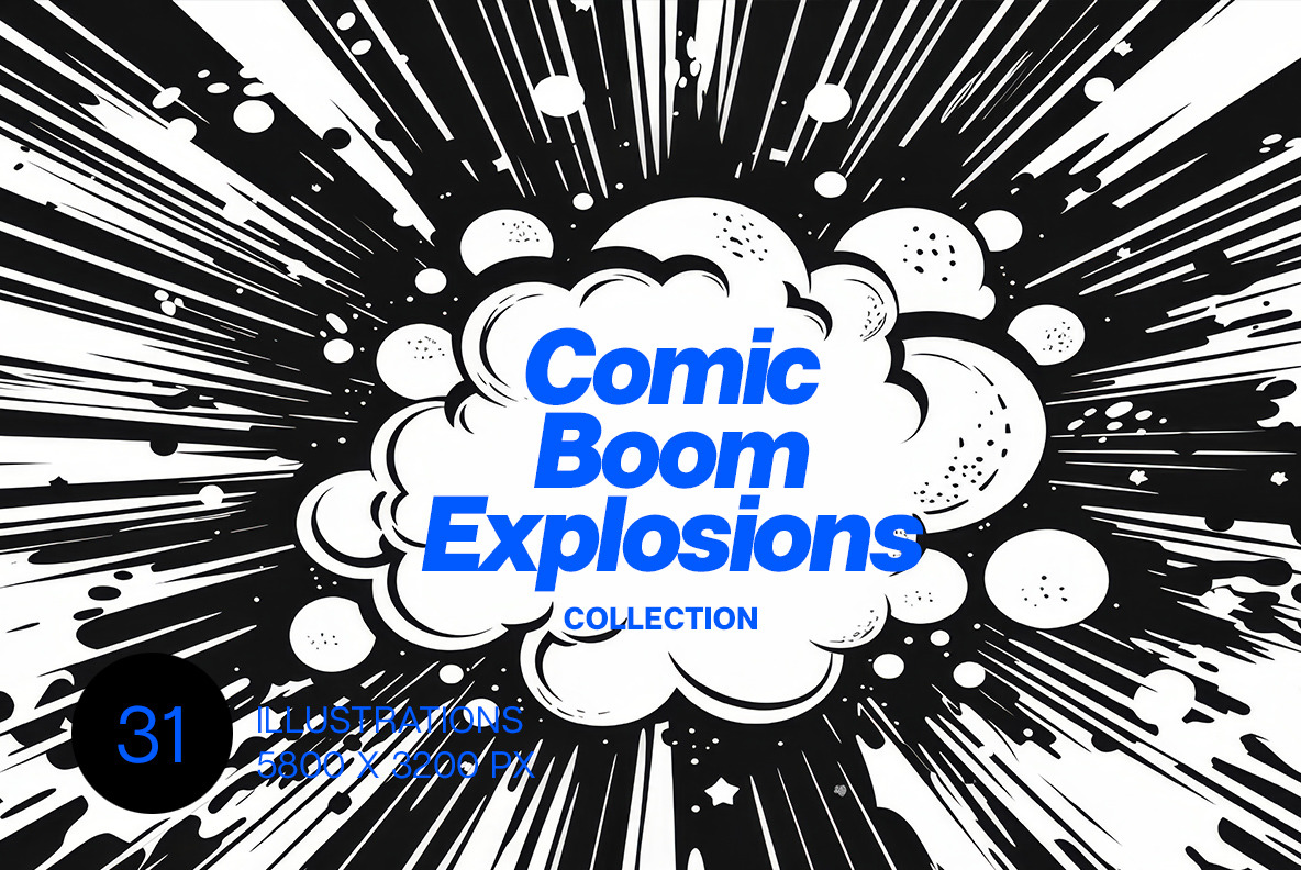 Comic Boom Explosions Comic Boom Explosions
