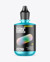 Matte Metallic Dropper Bottle Mockup