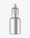 Matte Metallic Dropper Bottle Mockup