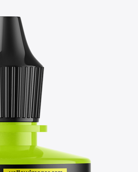 Glossy Dropper Bottle Mockup